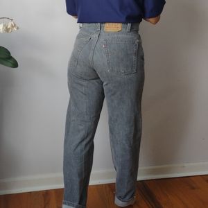 Vintage gray high rise Levi's